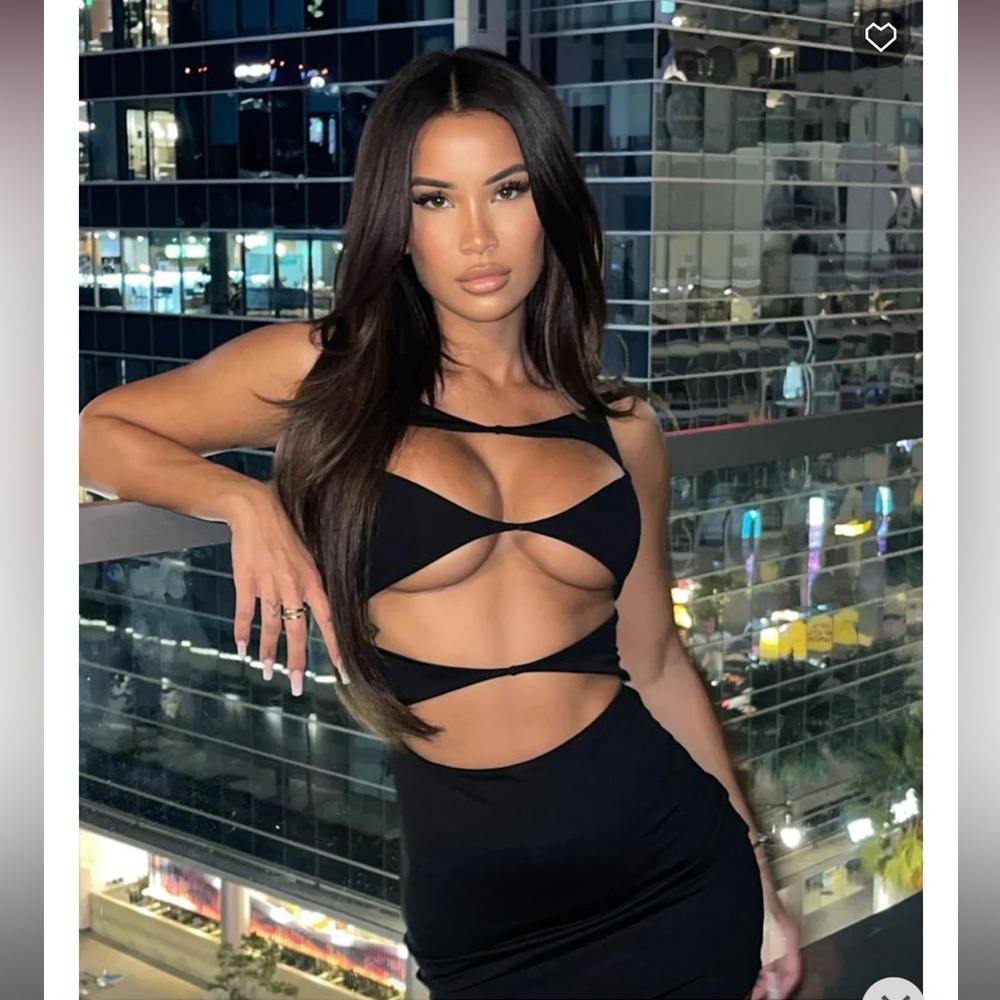 XS Whitefox cutout dress